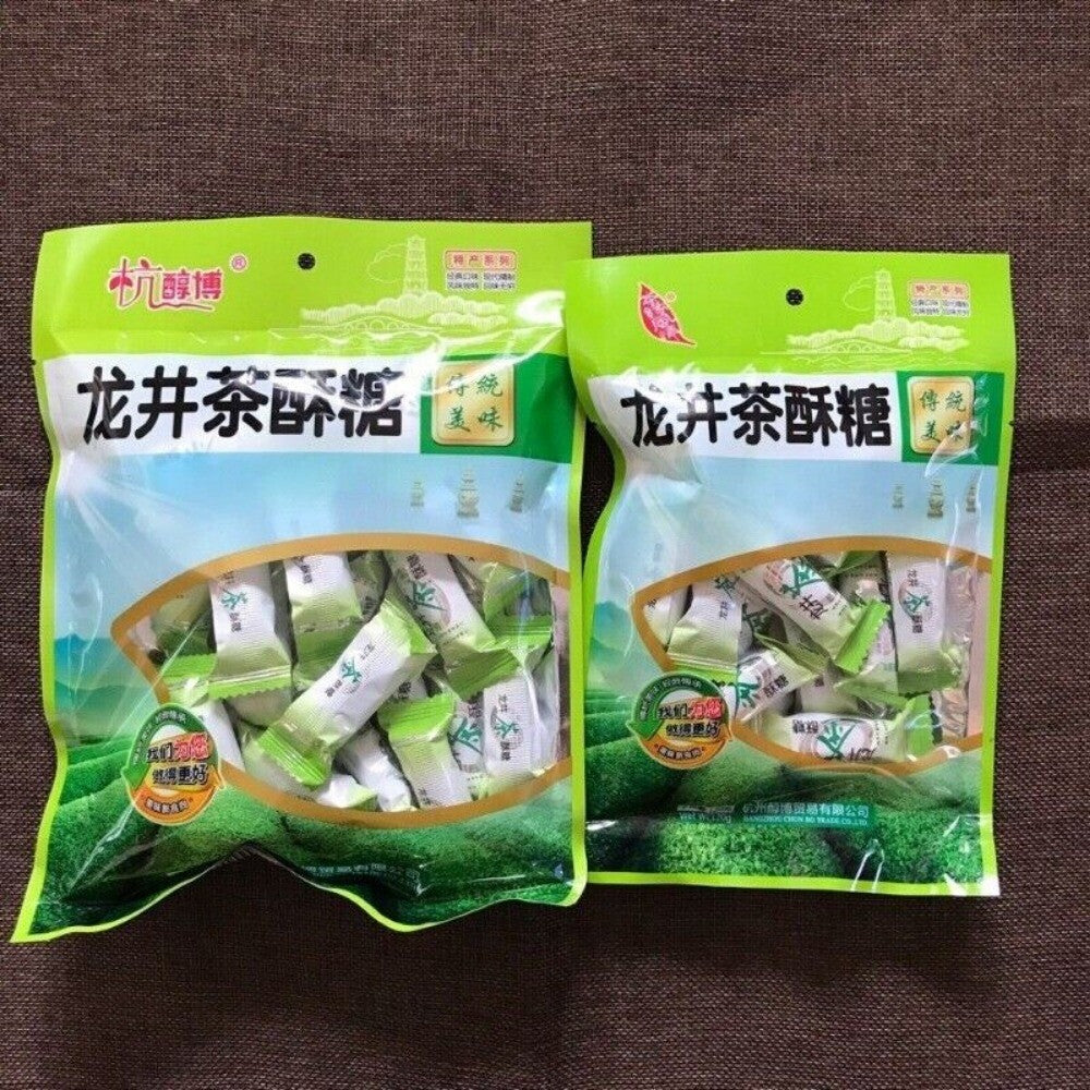 Longjing Tea Pastry Candy 250g Sweet Osmanthus Flavor Delicious Snack