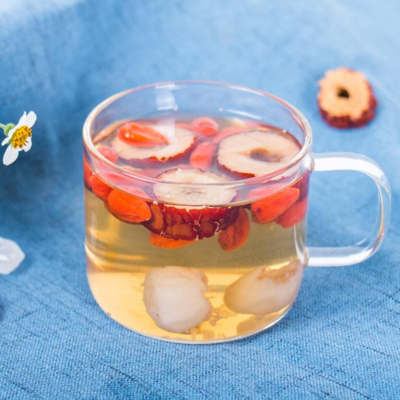 300g Longan Red Date Wolfberry Herbs Tea Organic Health Herbal Tea Gouqiguiyuan