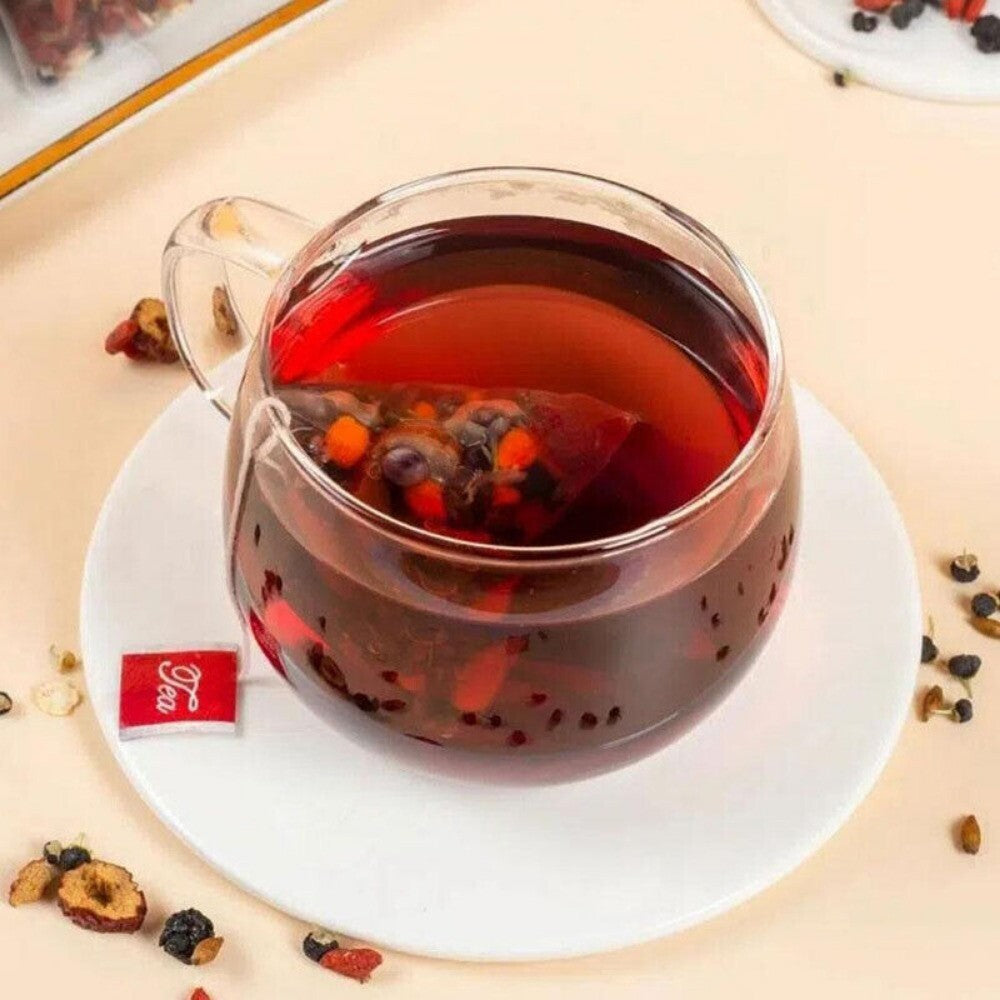 Five Flavors Goji Berry Tea Mens Essentials Wolfberry Relieve Fatigue Energy Tea