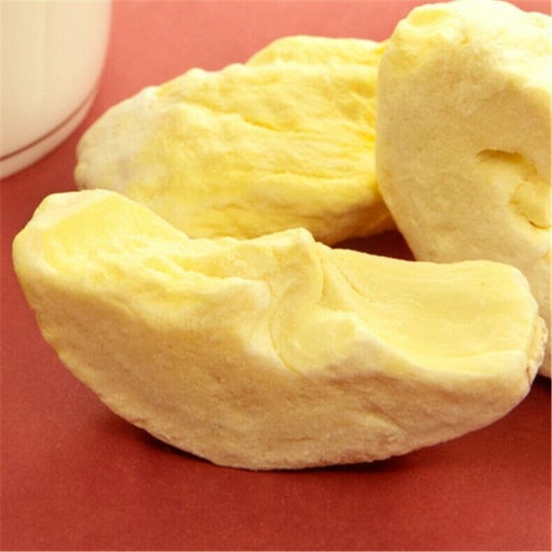 30g Geladene lyophilisierte Kissen Durian Trockene Trockenfrucht Knusprige Snack
