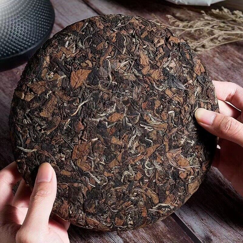 HelloYoung 350g Fuding High Mountain Old White Tea High Mountain Sun White Tea Tea Cake
