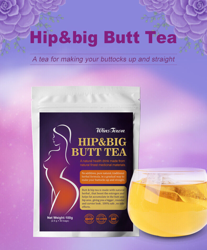 HIP&BIG BUTT TEA 100% Natural Herbal Tea Enhancement Buttock Firming Butt Tea