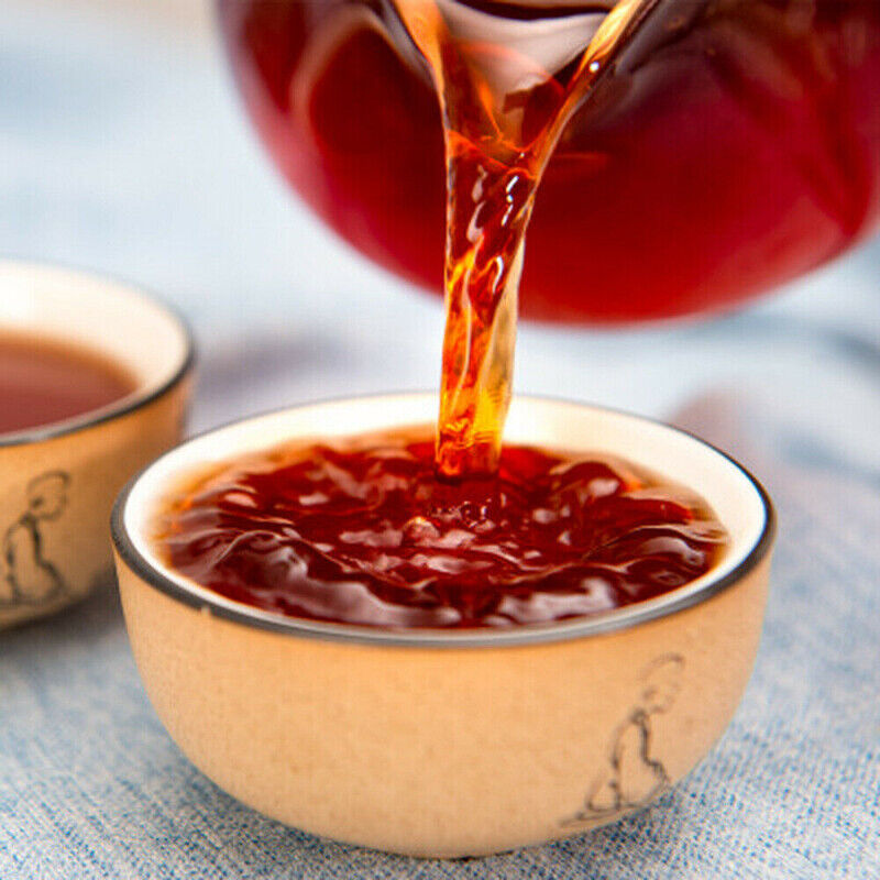 357g/12.59oz Glutinous Rice Aroma Cooked Pu'er Tea Puerh Tea Cake Aged  Puer Tea