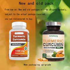 Best Naturals Turmeric Curcumin 1500 mg 180 vegetarian capsules -