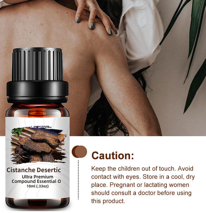 Herbal Essential Oil of Cistanche Deserticola Men's Health Care Massage Oil 10ml
