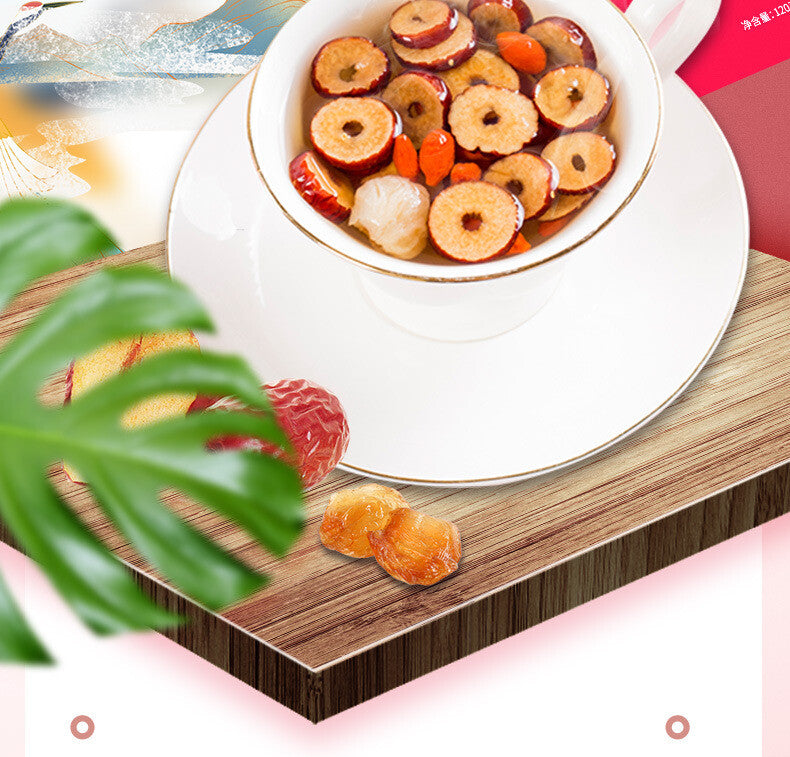 Goddess Tea Longan Red Dates Goji Berry Tea Combo Herbal Tea 120g