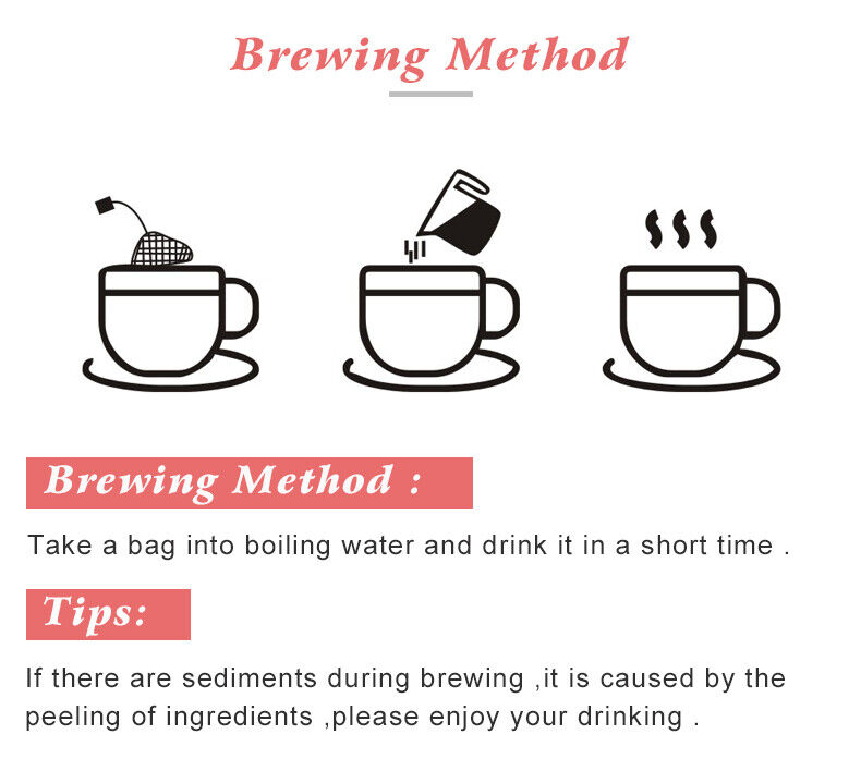 Female Fertility Tea Womb Detox Pyramid Triangle Tea Bag Yoni Uterine Detox Tea