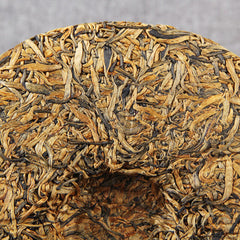 HelloYoung 357g Yunnan Pure Dianhong Black Tea Cake Honey Fragrant Golden Bud Dian Hong Tea