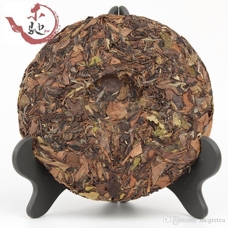 HelloYoung Fuding White Shoumei LaoBaiCha Wild Old White Tea Cake Natural Health Care 300g