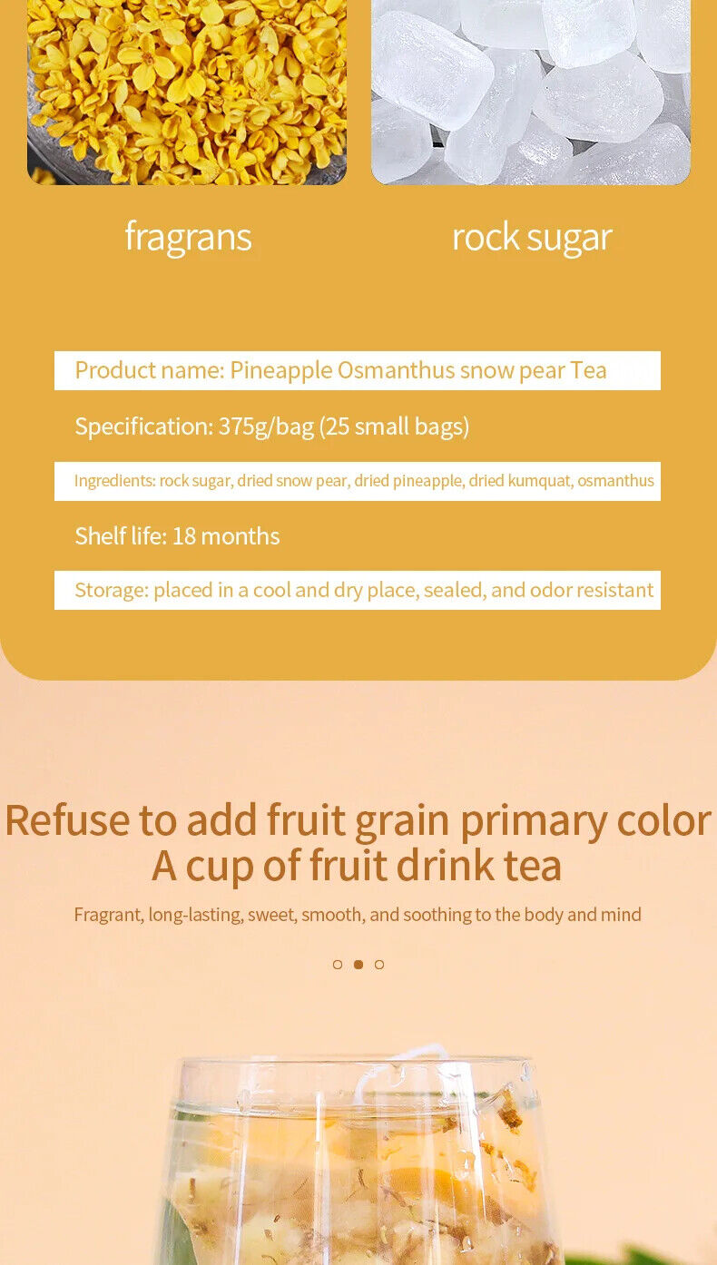 Pineapple Osmanthus Snow Pear Tea Herbal Tea 375g