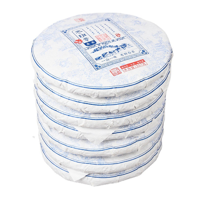 357g Gift Tea Yunnan Tea Old Banzhang Cake Pu'er Tea Tea Health Care