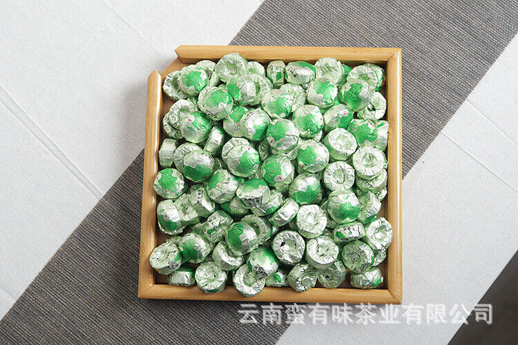 500g Yunnan Ripe Pu'er Tea Lotus Leaf Flavored Ripe Pu'er Mini Tuo Tea