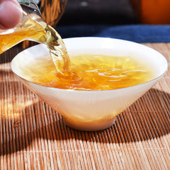 357g Yunnan Pu'er Cha Tea Arbor Golden Needle Tree Tea Cake Tea Old Pu'er