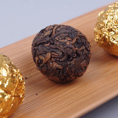 Dragon Pearl Puerh Loose Tea Golden Bud Dragon Pearl Ancient Tree Ripe Tea 500g