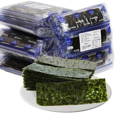 1 Pack 100 Piece Roasted Dried Seasoned Seaweed Thai Snack Sheets Salt Korean