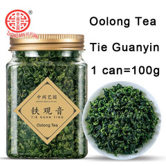 HelloYoung New Oolong Tea Tie guan yin canned Chinese Anxi Tieguanyin Tea Tea 100g