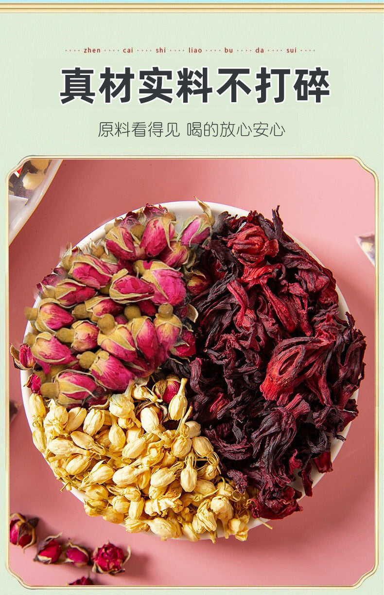 Rose Jasmine Hibiscus Blend Triple Flower Goddess Tea