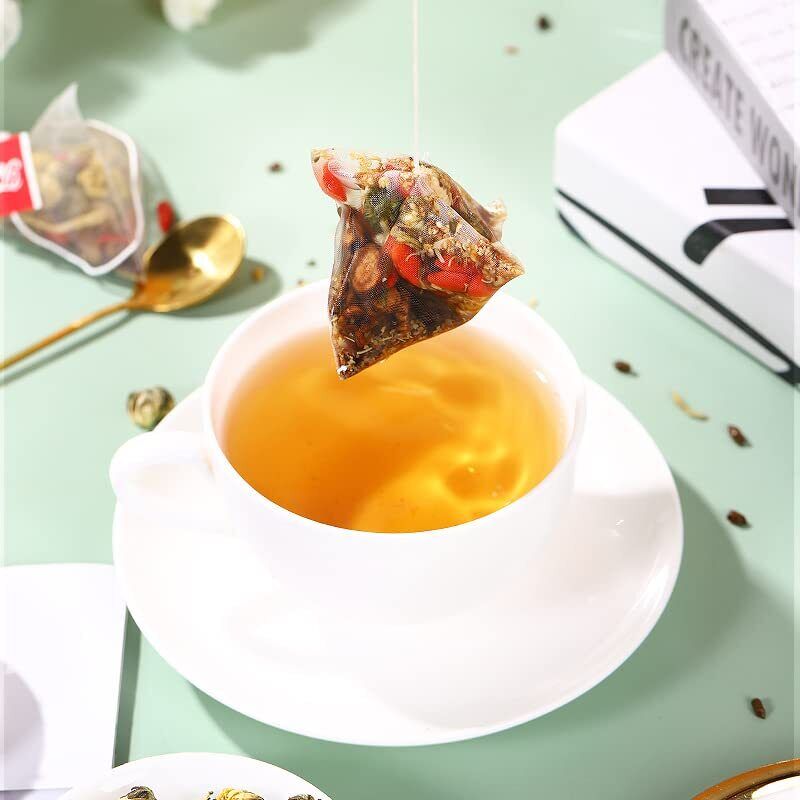 8.81OZ Chrysanthemum Cassia Seeds Tea Bags(250g, 5gX50Bags), Honeysuckle