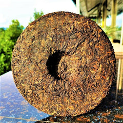 357g/12.59oz Ancient  Pu'er Tea Top Zhonghong Ying  Qizi Cake Tea Organic Tea
