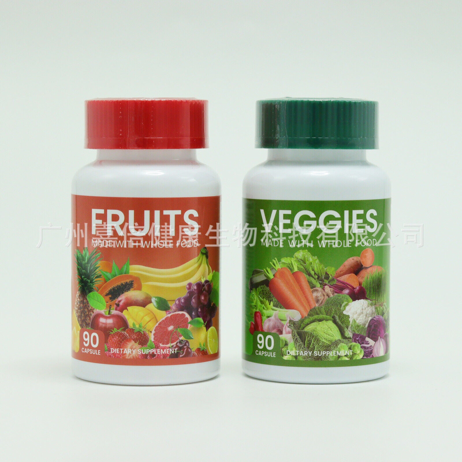 Fruit and Vegetable Capsules Vitamin Supplements Fruits and Vegetables