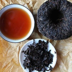 357g Yunnan Old Tree Great Puer Black Tea Jin Iceland Pu'er Cooked Tea Ripe Tea