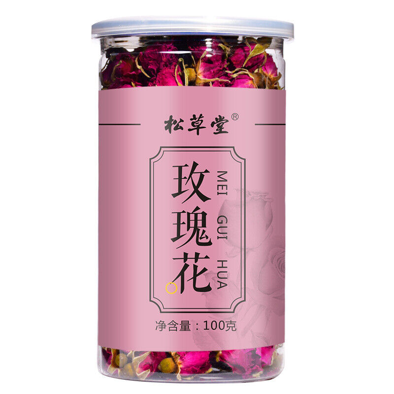 100g Canned Organic Healthy Herbal Flower Tea Rose Tea Ping Yin Mei Gui Cha Tea