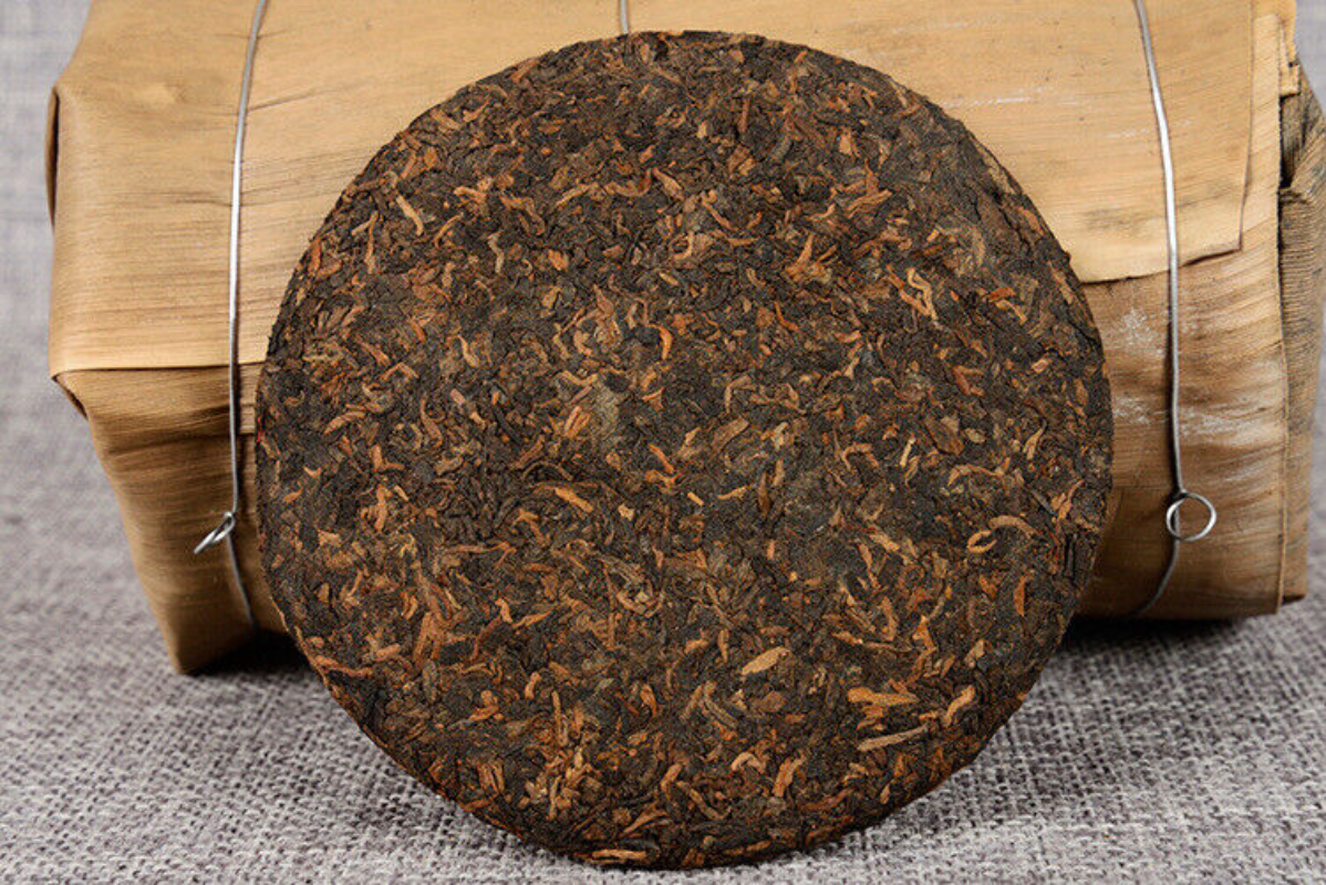 Ancient Tree Organic Ripe Tea Cake 100g*3 Yunnan Pu'er Tea Leaves Icelandic