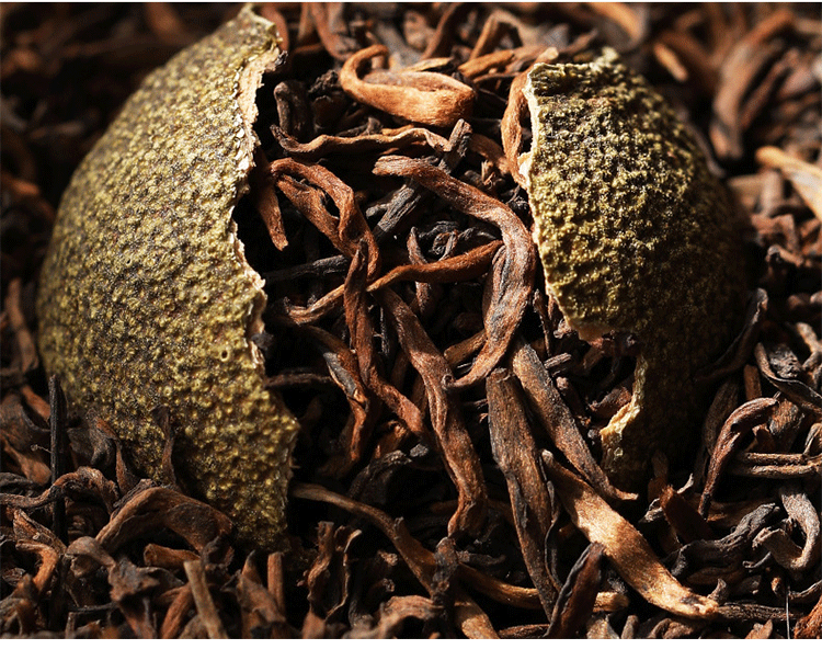 Xinhui Sun-dried Green Orange Peel Pu-erh Tangerine Peel Palace Pu'er Ripe Tea
