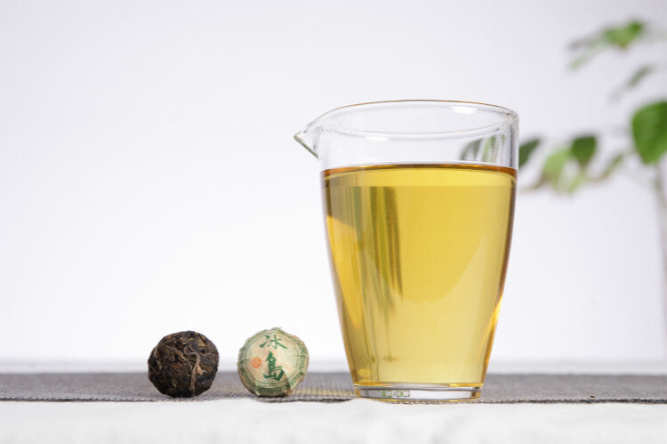 Yunnan Puerh Tea Icelandic Island Sheng Longzhu Arbor Tea, Mini Tuocha 500g