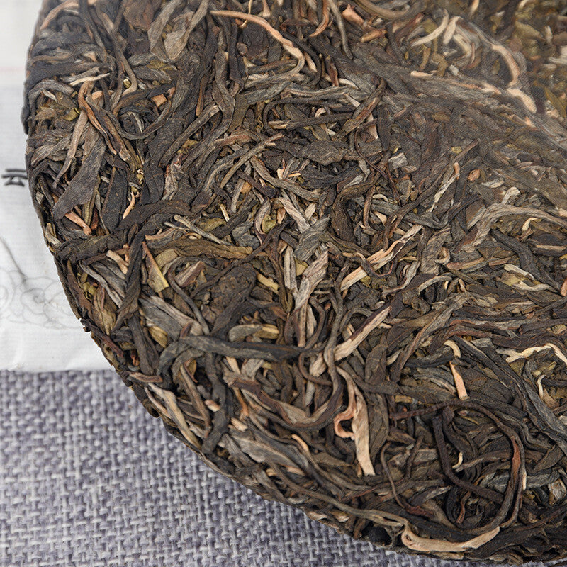 Yiwu Organic Green Tea Spring Tea Yunnan Cake Tea Beneficial Health Tea 357g