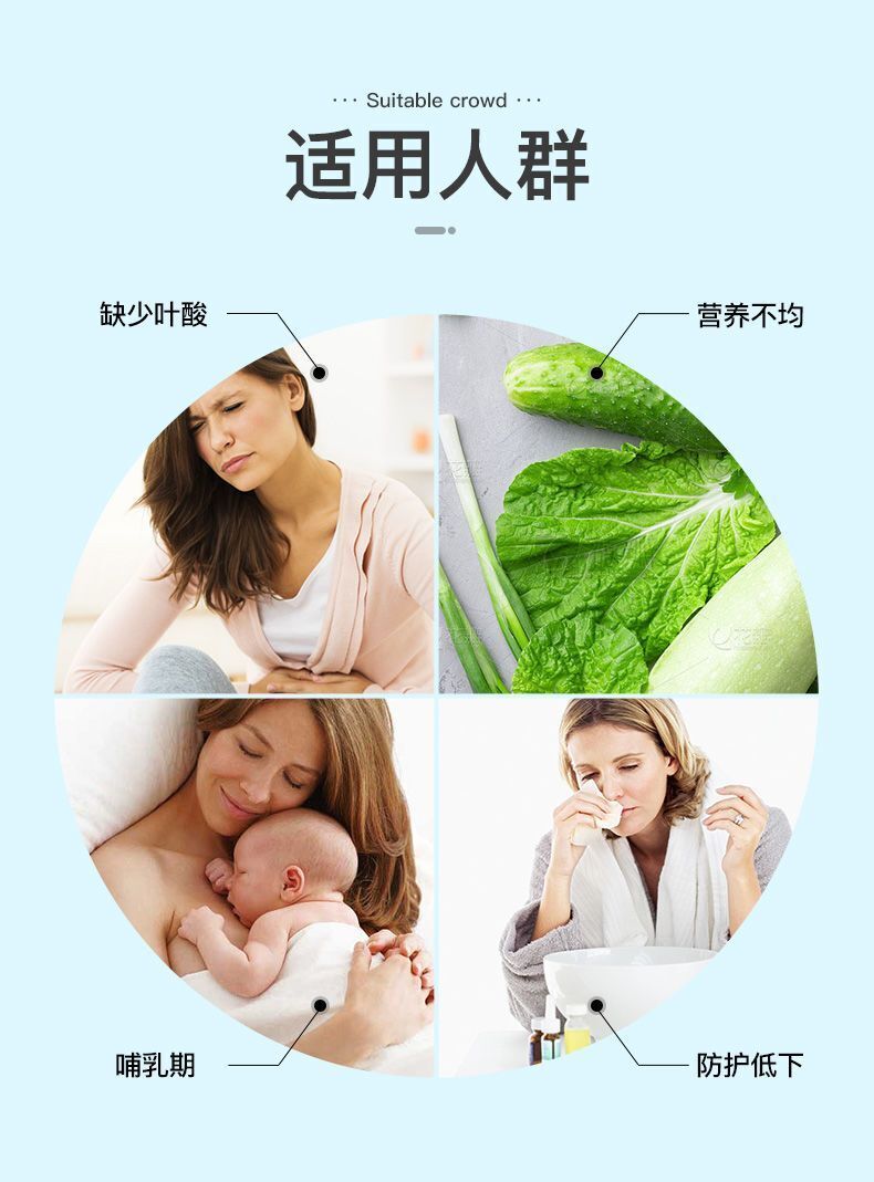 HB Folic Acid Tablet Men & Women Pregnancy Vitamin Nutrition 400ug*90 Tablets