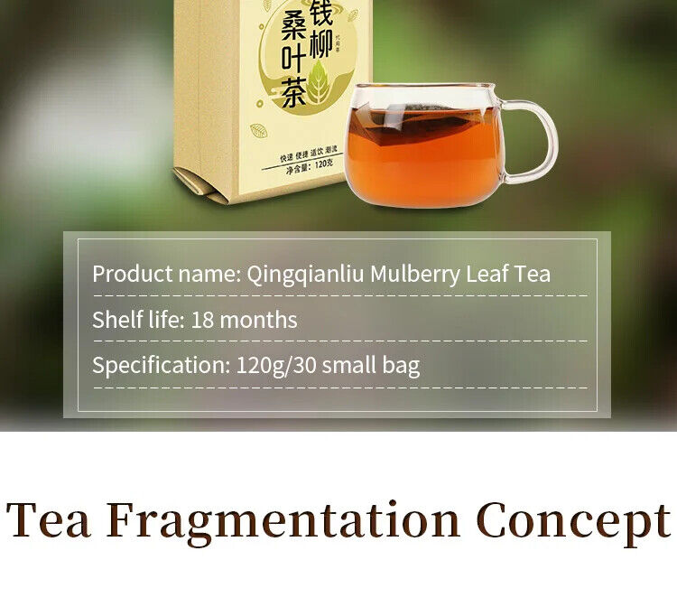 Qingqianliu Mulberry Leaf Tea Healthy Herb Tea Bag 120g