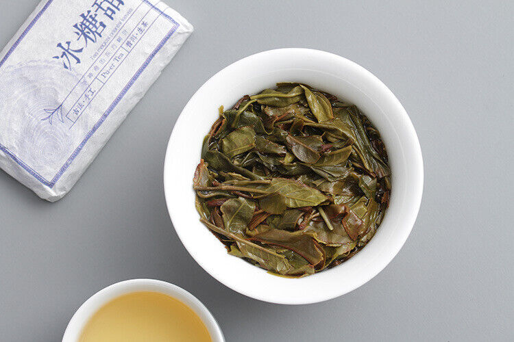 Yunnan Puerh Tea Iced Sugar Sweet Large Old Tree Puerh Raw Brick Spring Tea 45g
