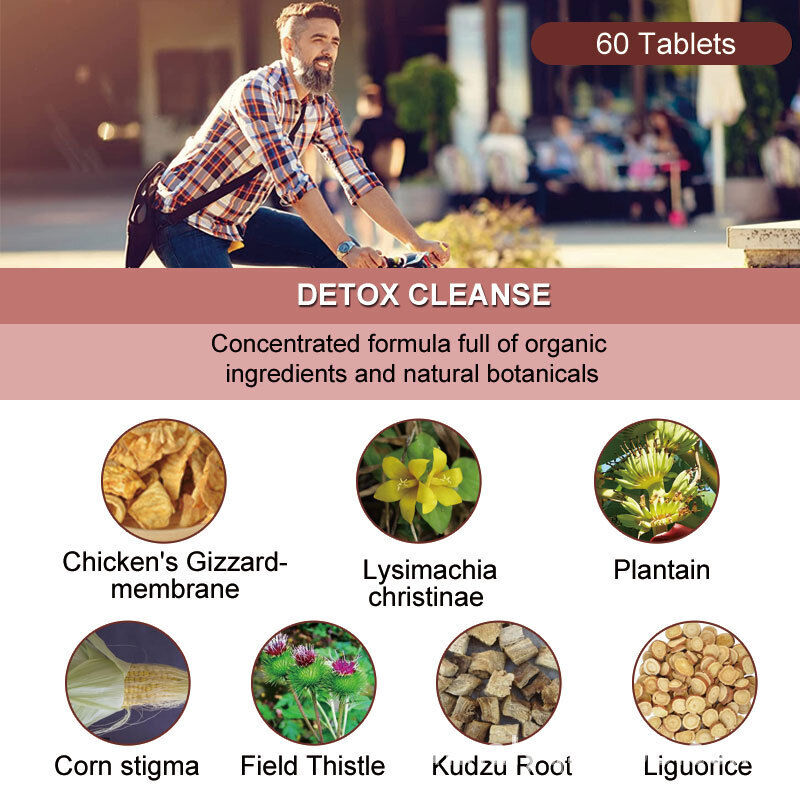 Pure Natural Herbs Kidney Cleaning Tablet Candy Chicken's Gizzard-membrane Candy