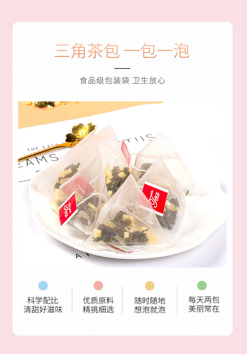 Peach Oolong Tea Freeze-Dried Premium Oolong Tea Pyramid Bags Herbal Tea