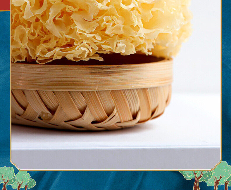125g White Fungus Dry Goods Fresh Gutian White Fungus Sulfur-free Snow Fungus