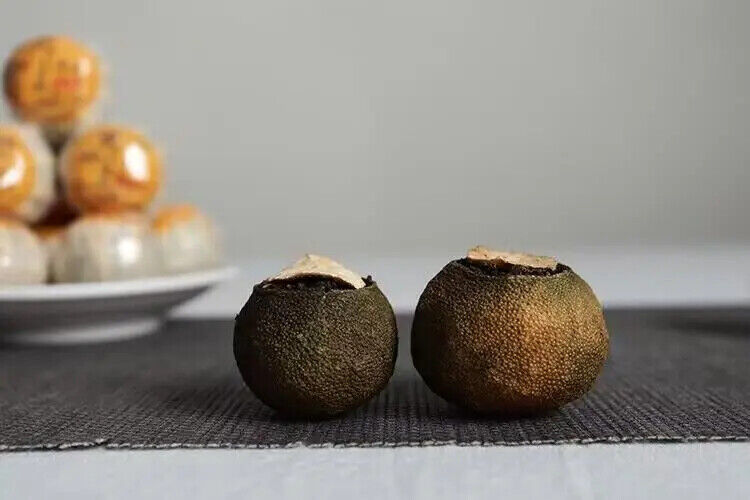 Famous Old Tangerine Ripe Puerh Dried Green Orange Peel Puer Tea Ball 500G