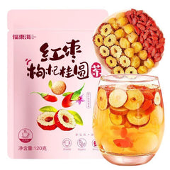 Red Date Longan Goji Berry Tea - 10 Tea Bags (120g/bag) of Premium Quality