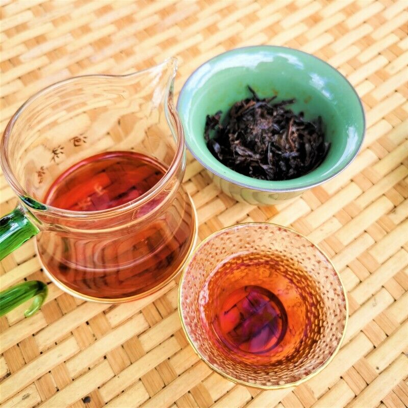 357g/12.59oz Organic Pu'er Ripe Tea Cake Icelandic Golden Sprout Pancakes