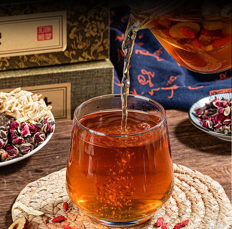 Longan Black Sugar Ginger Red Date Tea 12gx15 Bags Women Herbal Blend