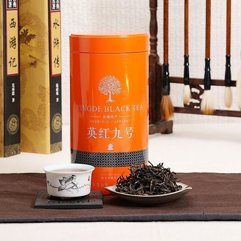 Thé noir Yingde Yinghong n°9 Thé noir à saveur forte en conserve 125G