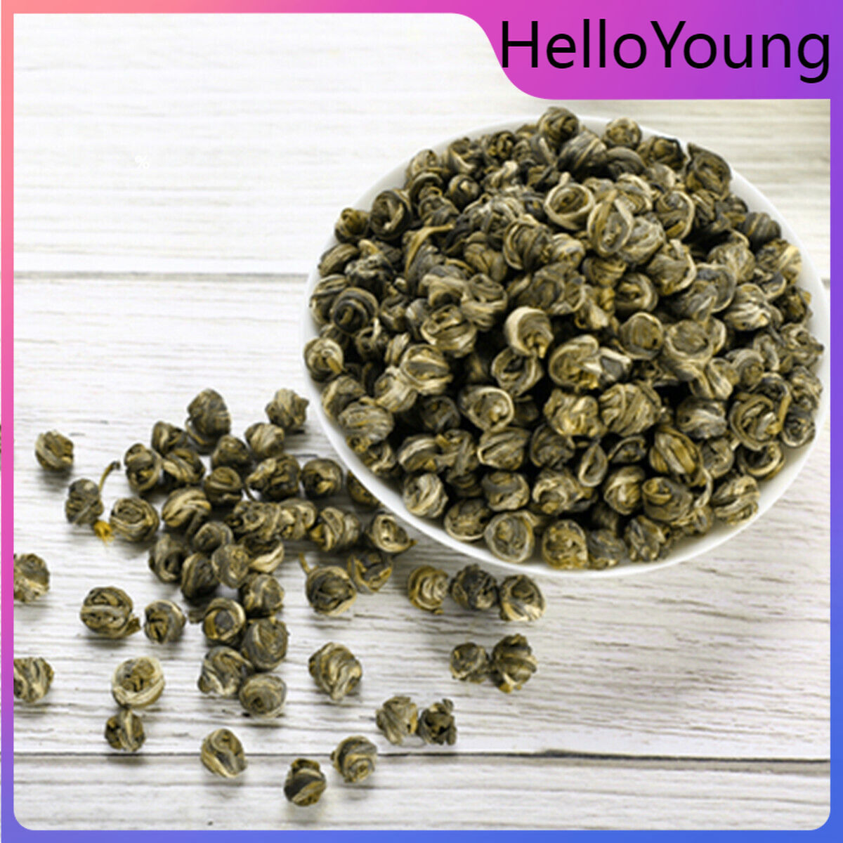 Premium Green Jasmine Tea New100% Organic King Grade Dragon Pearl Chinese Health