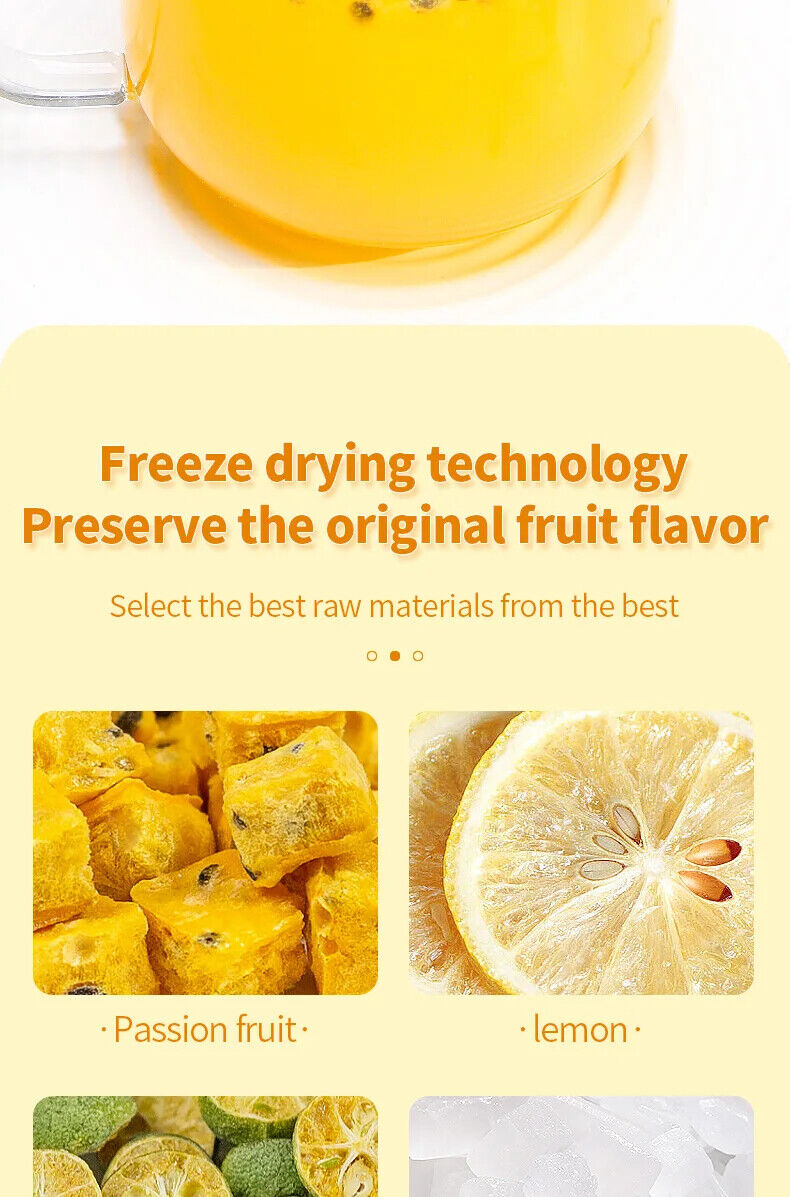 Passion Fruitkumquat Lemon Tea Honey Freeze-dried Fruit Cold Brewing Tea 250g