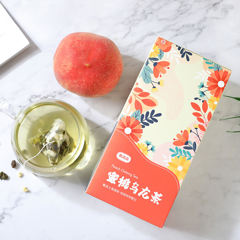 HelloYoung Honey Peach Oolong White Peach Oolong Tea Flower Fruit Grain Bag Cold Soaked Tea