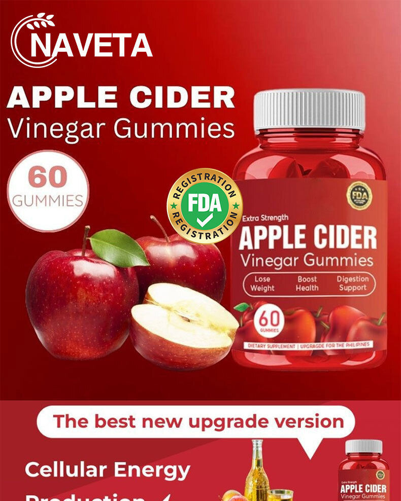 Apple Cider Vinegar Gummies Apple Cider Vinegar Gummies 60 Capsules