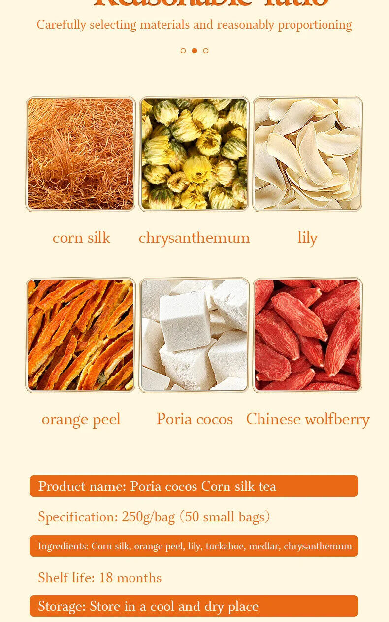 Poria Cocos Corn Silk Tea Herbal Tea 250g