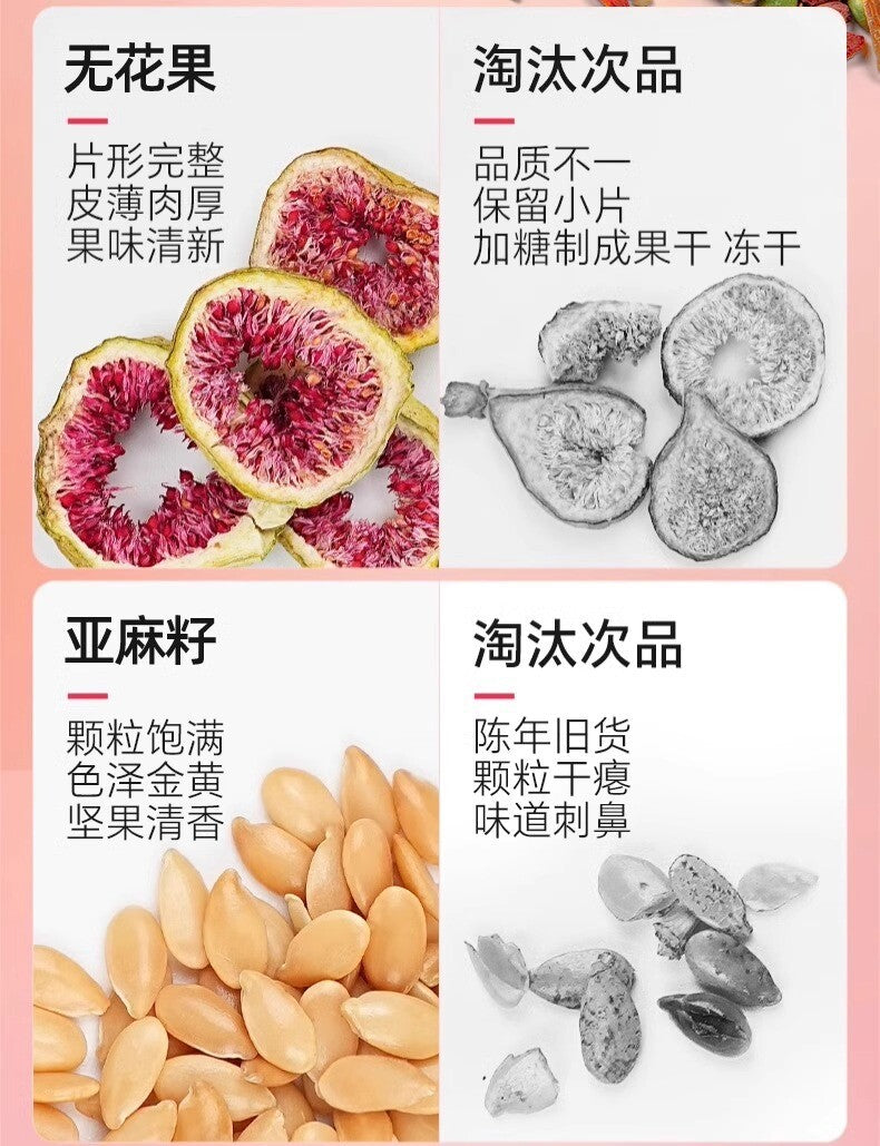 12 Herbal Red Ginseng Fig Flaxseed Tea Women's Health Progesterone Herbal Drink