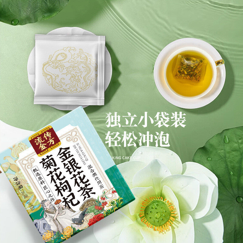 Chrysanthemum Cassia Berry Wolfberry Honeysuckle Tea Health Tea Wolfberry Tea