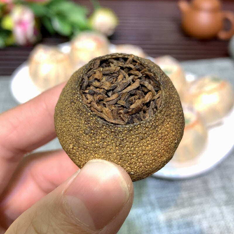 Xinhui Raw Sun-dried Tianma Xiaoqingkan Canned Puerh Ripe Tea 500g
