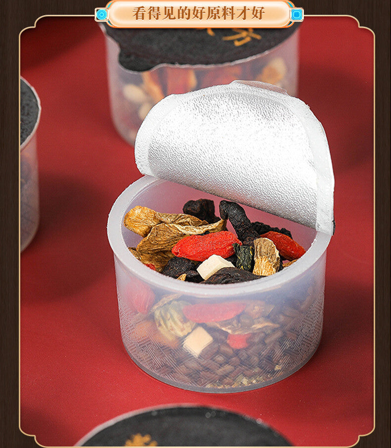 Chrysanthemum Chinese Wolfberry Cassia Tea Dandelion Root Health Tea Small Jar